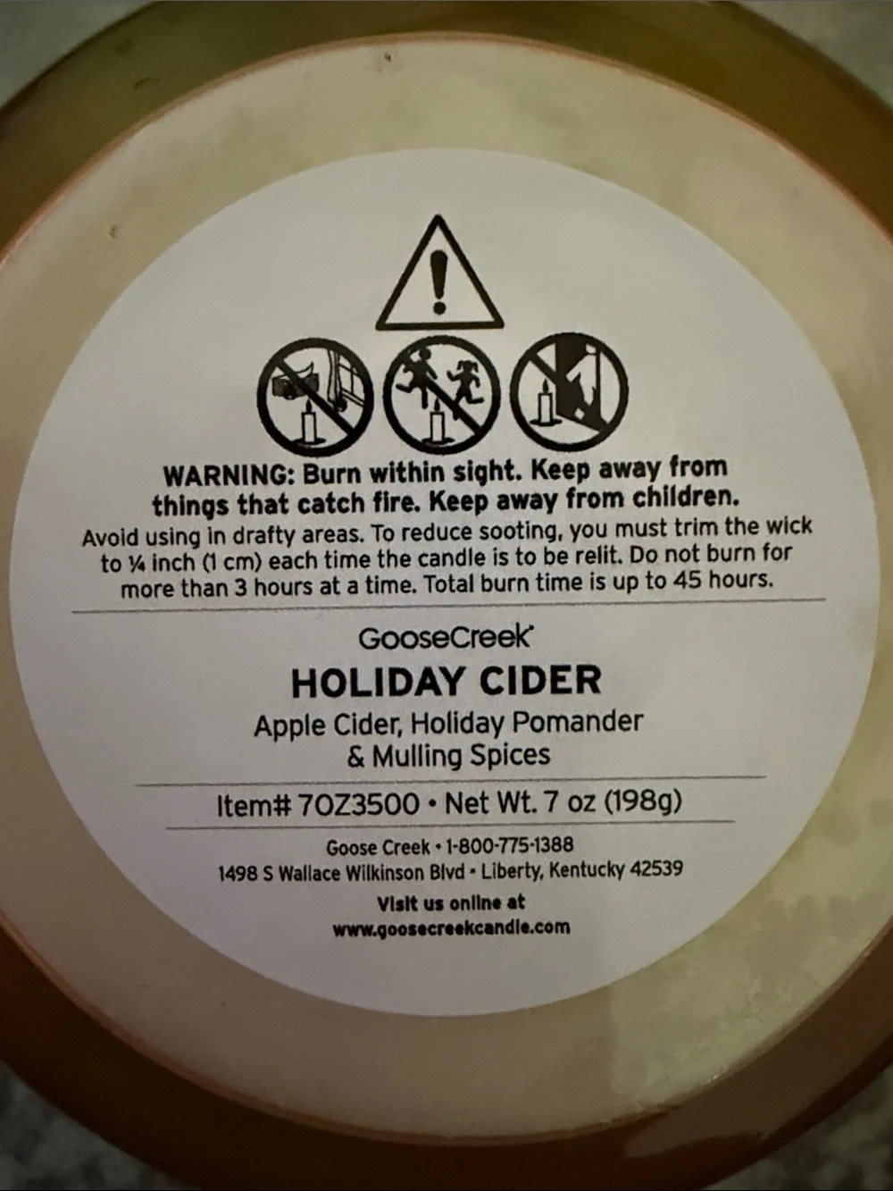 Goose Creek Holiday Cider Candle with Drinking Dachshunds, 7 oz.